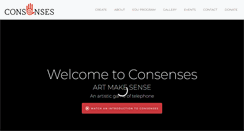 Desktop Screenshot of consenses.org