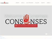 Tablet Screenshot of consenses.org